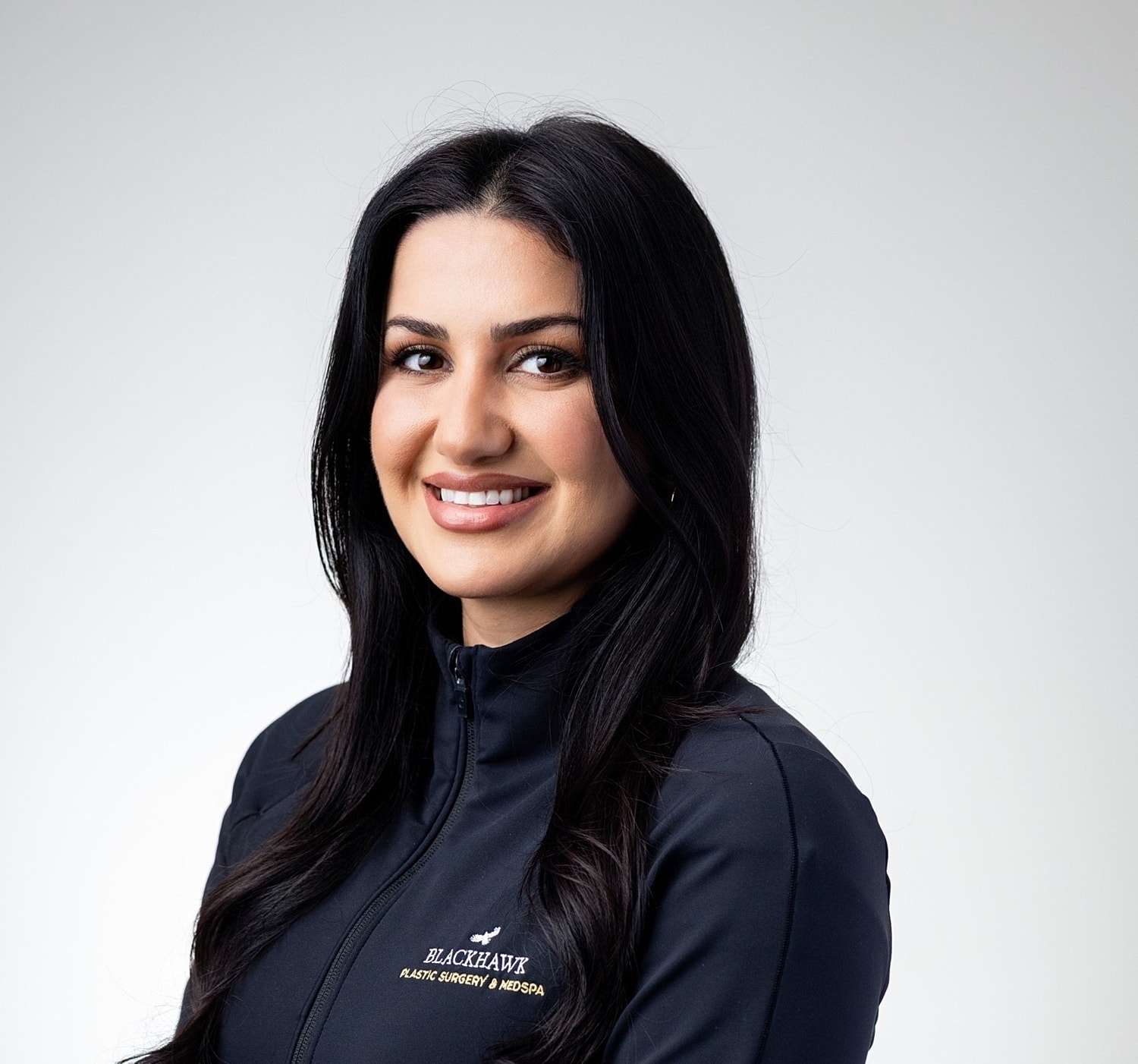 Portrait of a smiling professional woman.