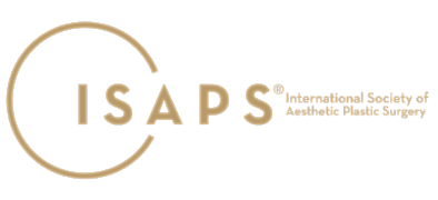 ISAPS logo representing aesthetic plastic surgery society.