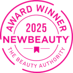 2025 NewBeauty award winner seal design