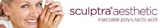 Sculptra Aesthetic promotional image with happy woman.