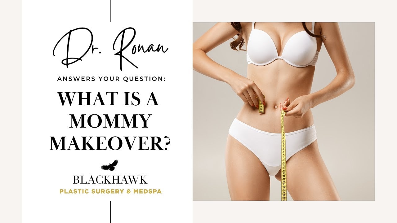 Mommy makeover discussion with measurement focus.