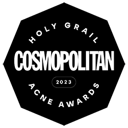 Cosmopolitan Holy Grail Acne Awards 2023 badge