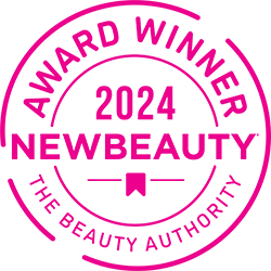 2024 NewBeauty Award Winner seal from The Beauty Authority