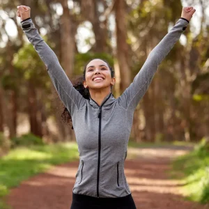 portrait-jogging-woman Confident jogging woman post tummy tuck